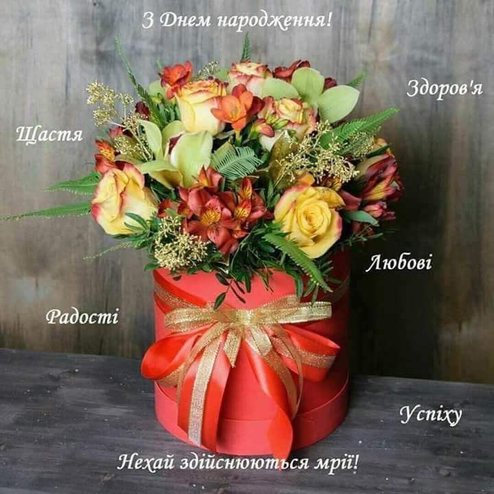Привітання з 40 річчям, з днем народження на Ювілей 40 років українською мовою

